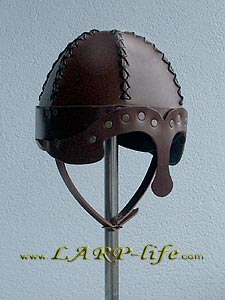 Lederhelm Helm